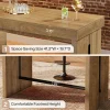 41" Bar Table, Counter Height Pub Table with Thickened Tabletop
