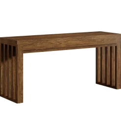 63" Bar Table, Farmhouse Counter Height Pub Dining Table for Bistro