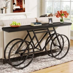 70.9" Bike Console Table, Extra Long Bicycle Tables