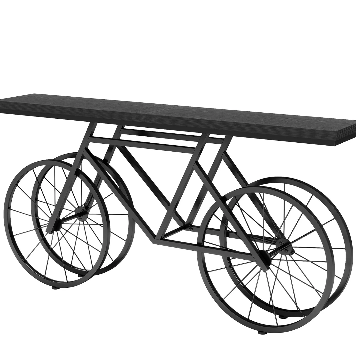 70.9" Bike Console Table, Extra Long Bicycle Tables