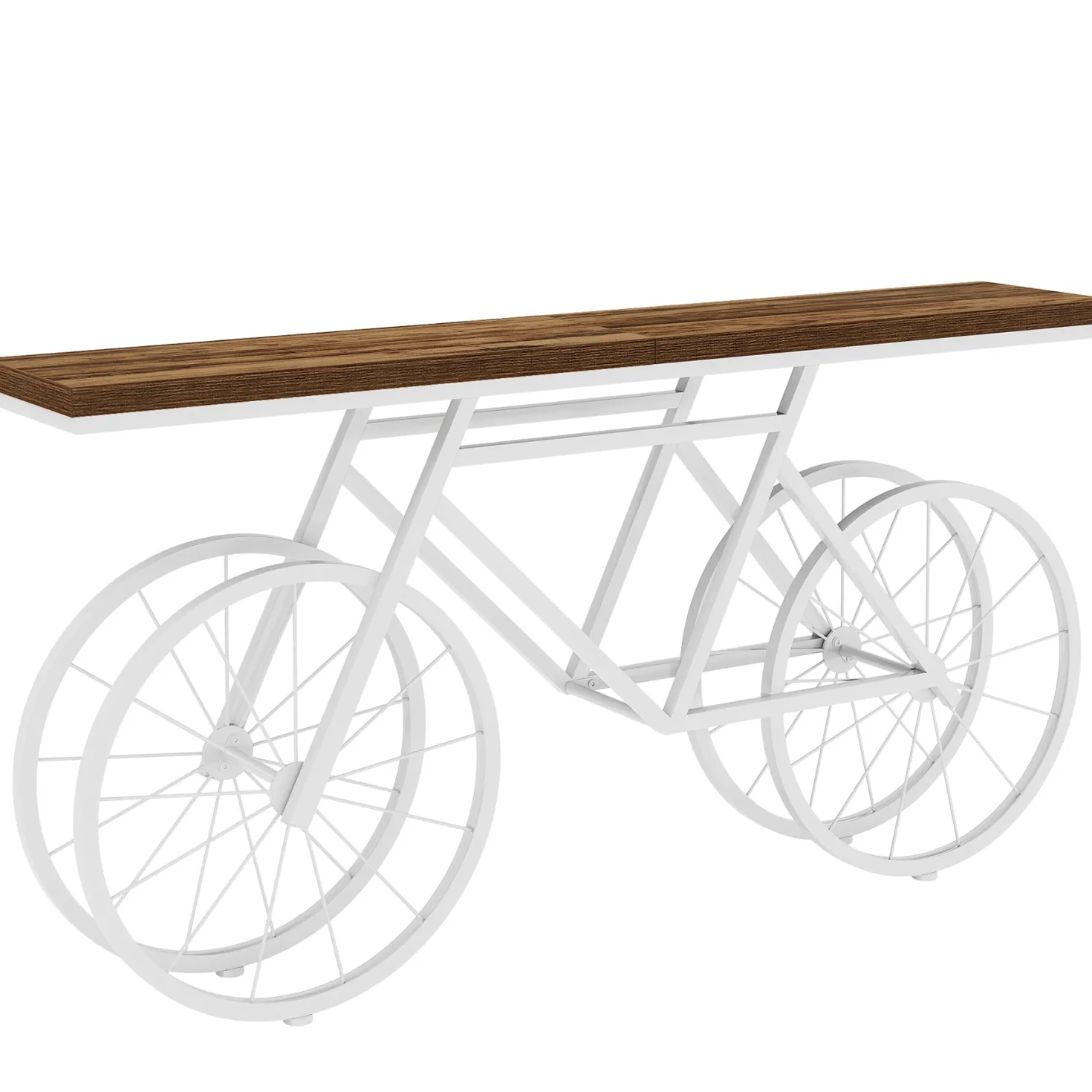 70.9" Bike Console Table, Extra Long Bicycle Tables