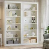 75" Bookcase, 6-Tier Modern Bookshelf Open Display Storage Shelves