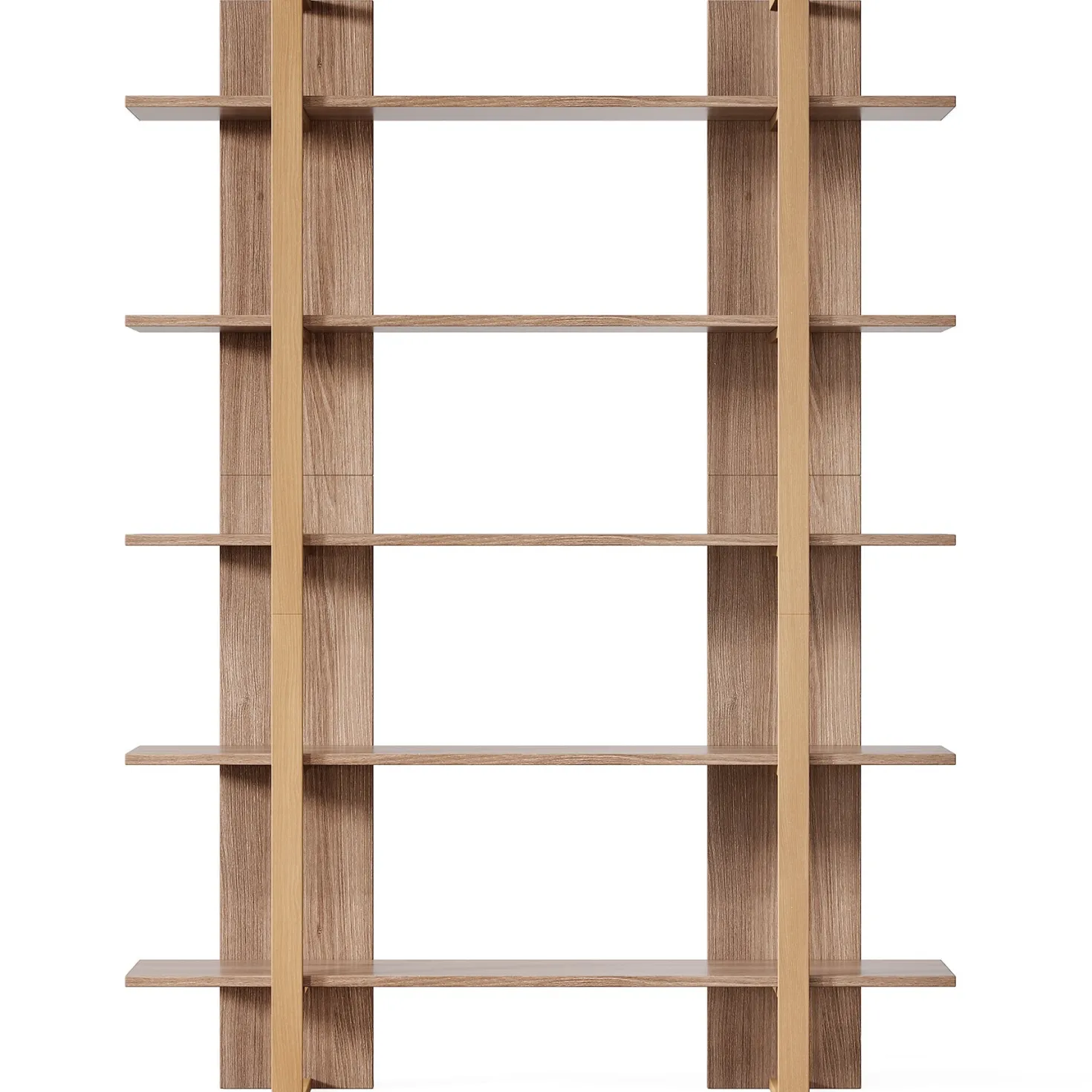 70.8" Bookshelf, 5-Tier Etagere Bookcase Display Shelf
