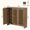 47" Buffet Cabinet with Storage, Sideboard Cabinet with Adjustable Shelves & Doors for Dining Room