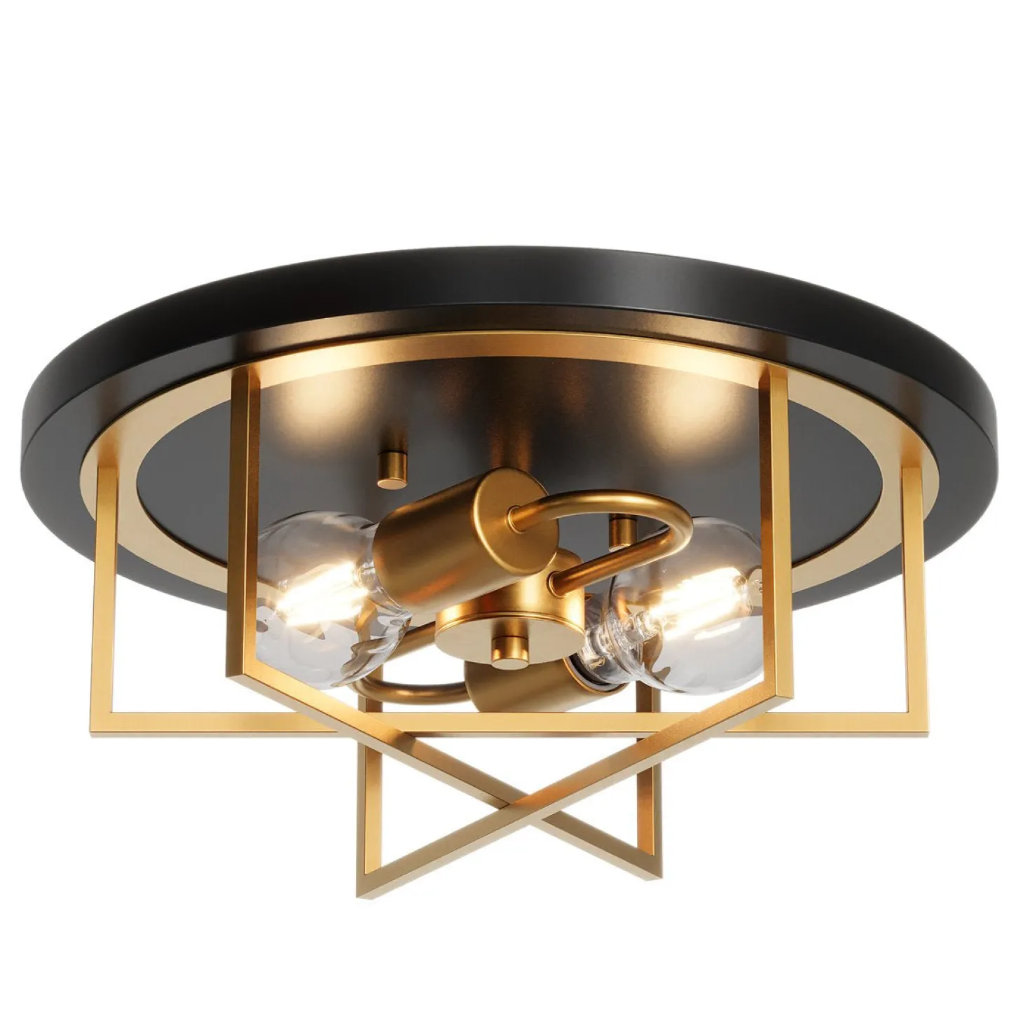 12.99" Ceiling Light Fixtures, 2-Light Flush Mount Lighting for any Room