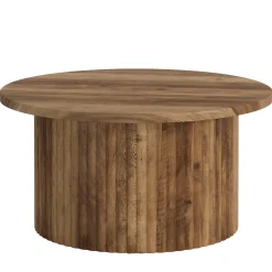 31.5" Coffee Table, Farmhouse Circle Center Table Sofa Side Table