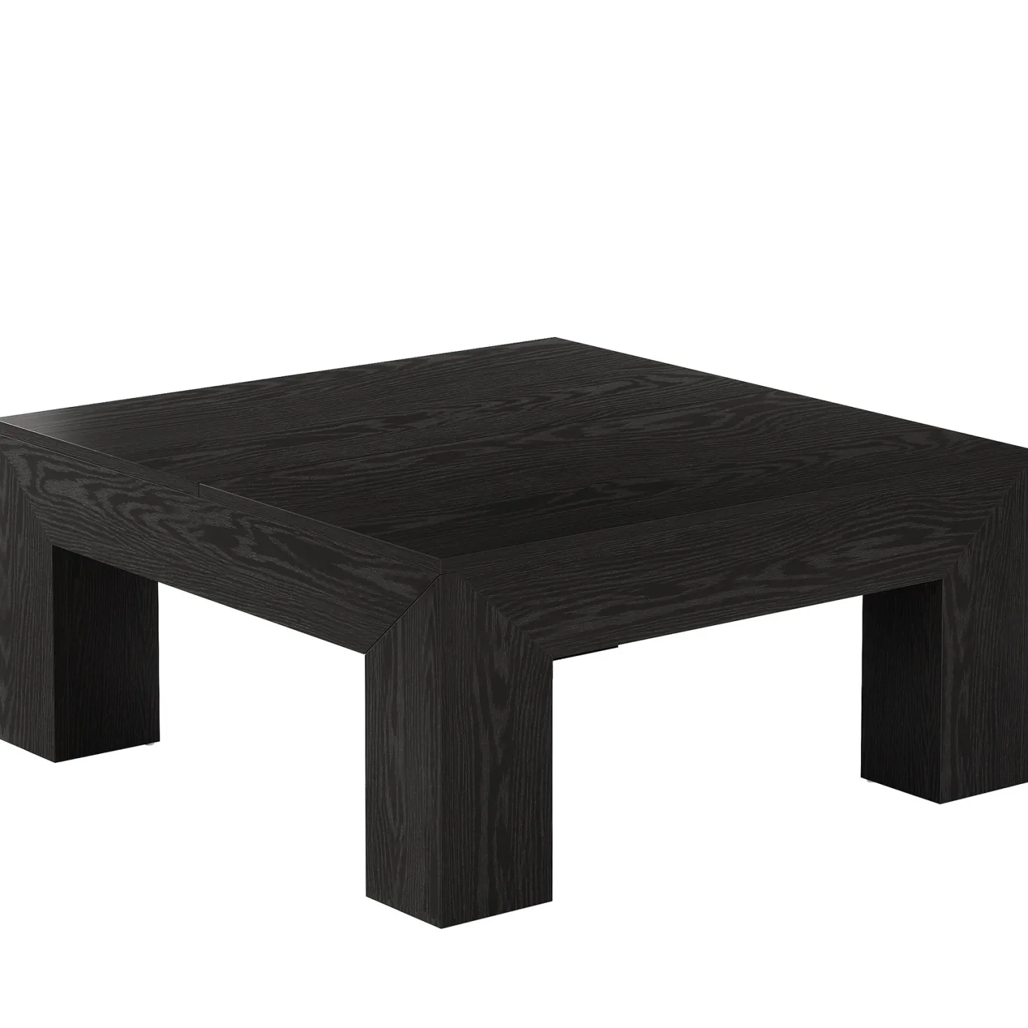 39" Coffee Table, Farmhouse Square Accent Center Cocktail Table
