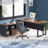 55" Computer Desk Office Desk Writing Table for Home Office