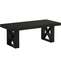 63" Computer Desk, Simple Executive Desk Writing Table for Home Office