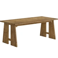 70.8" Conference Table, Wood Meeting Table with Reinforced Legs for 6-8
