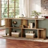 71" Console Table, 3 Tier Farmhouse Sofa Table with Storage