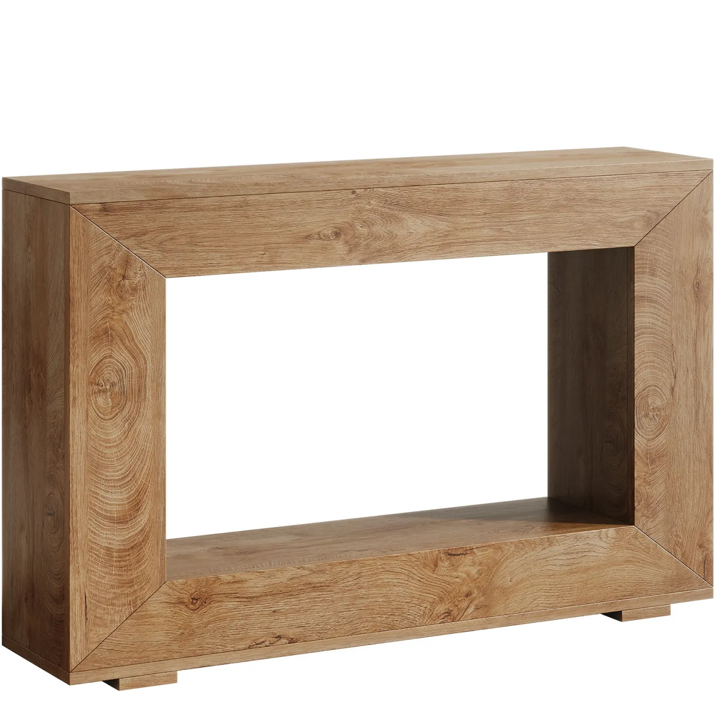 47.2" Console Table, Farmhouse 2-Tier Entryway Sofa Table