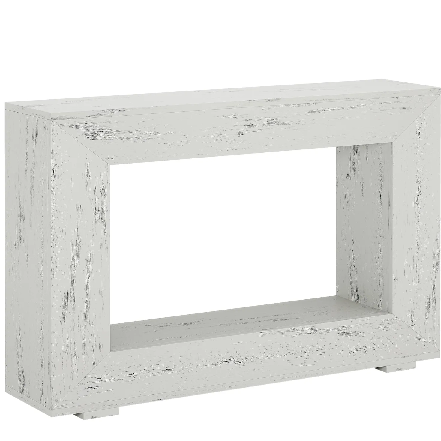 47.2" Console Table, Farmhouse 2-Tier Entryway Sofa Table