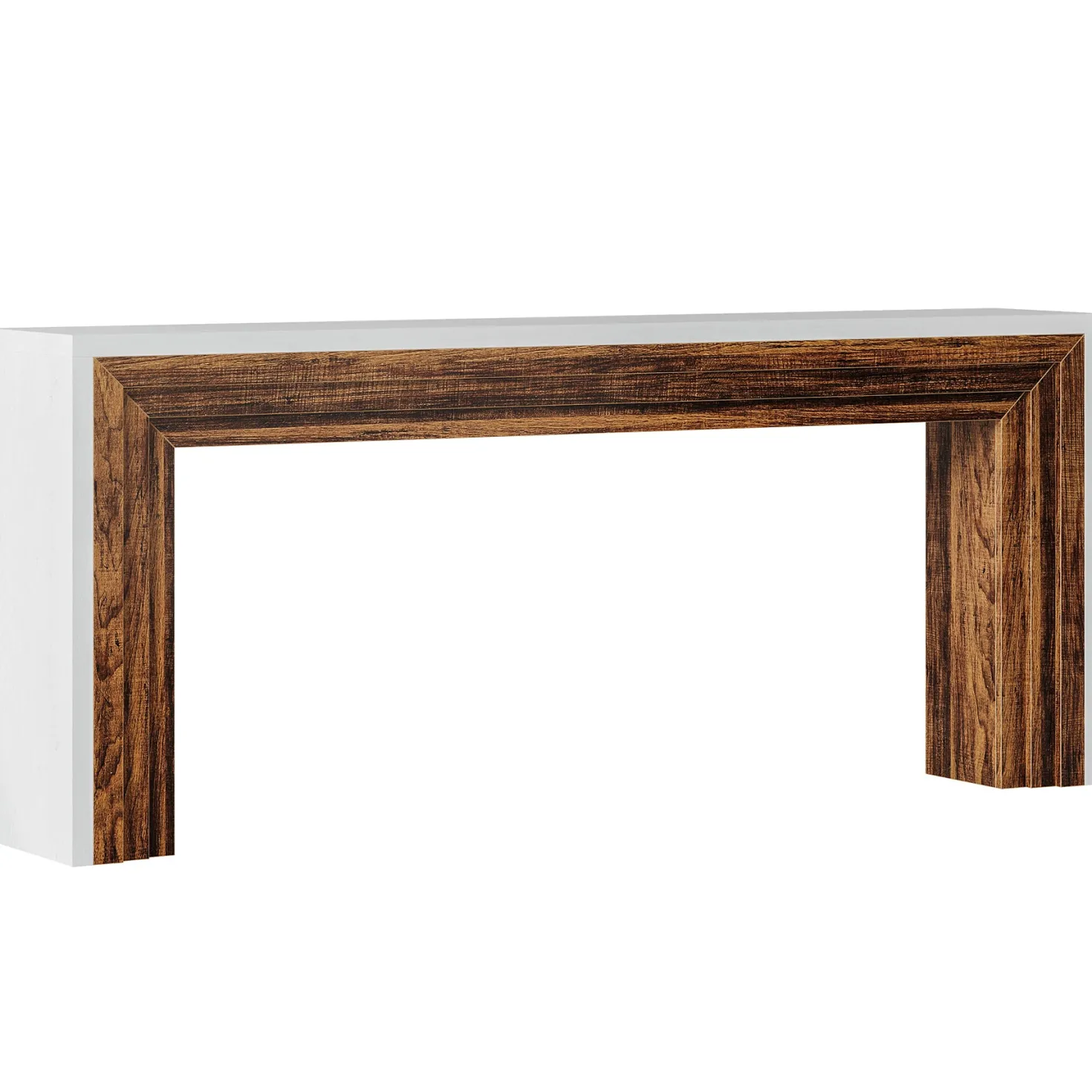 70.9" Console Table, Farmhouse Narrow Sofa Table Hallway Table
