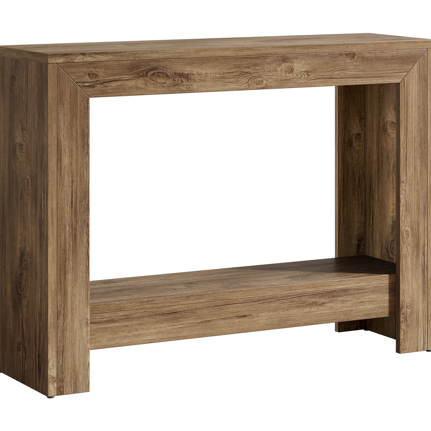 41" Console Table, Farmhouse Hallway Table Sofa Table with Open Storage