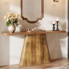63" Console Table, Farmhouse Sofa Table Behind Couch Entryway Table