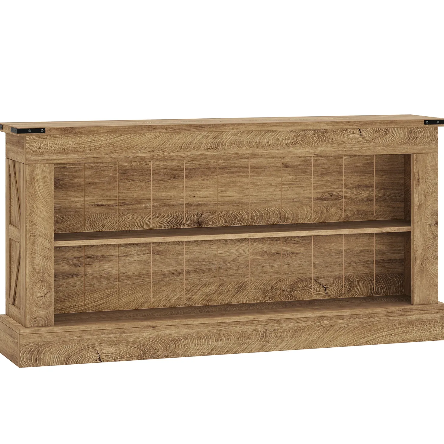63" Console Table, Long Entryway Table Sofa Table With Storage