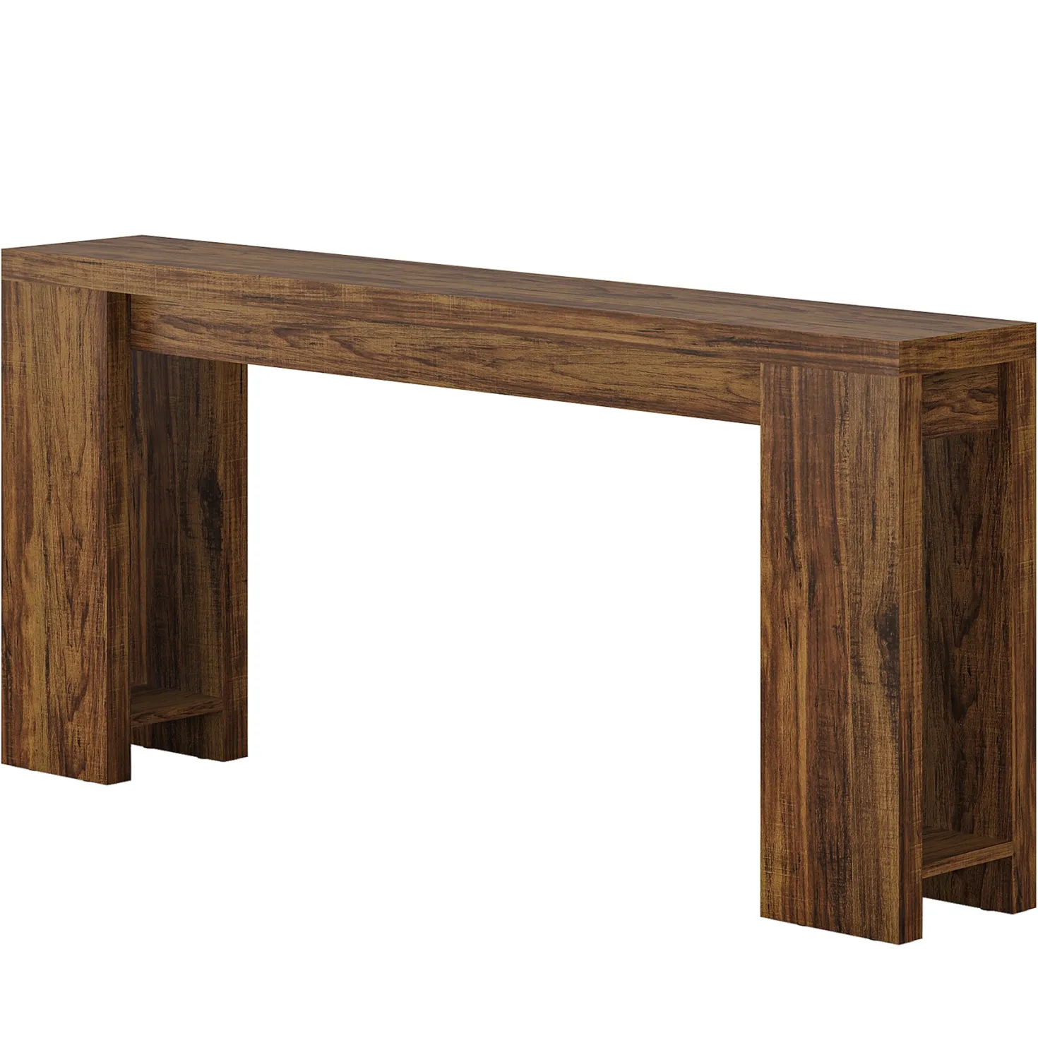 70.9" Console Table, Narrow Entryway Sofa Table Behind Couch for Hallway