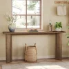 70.9" Console Table, Solid Wood Sofa Table Entryway Foyer Table