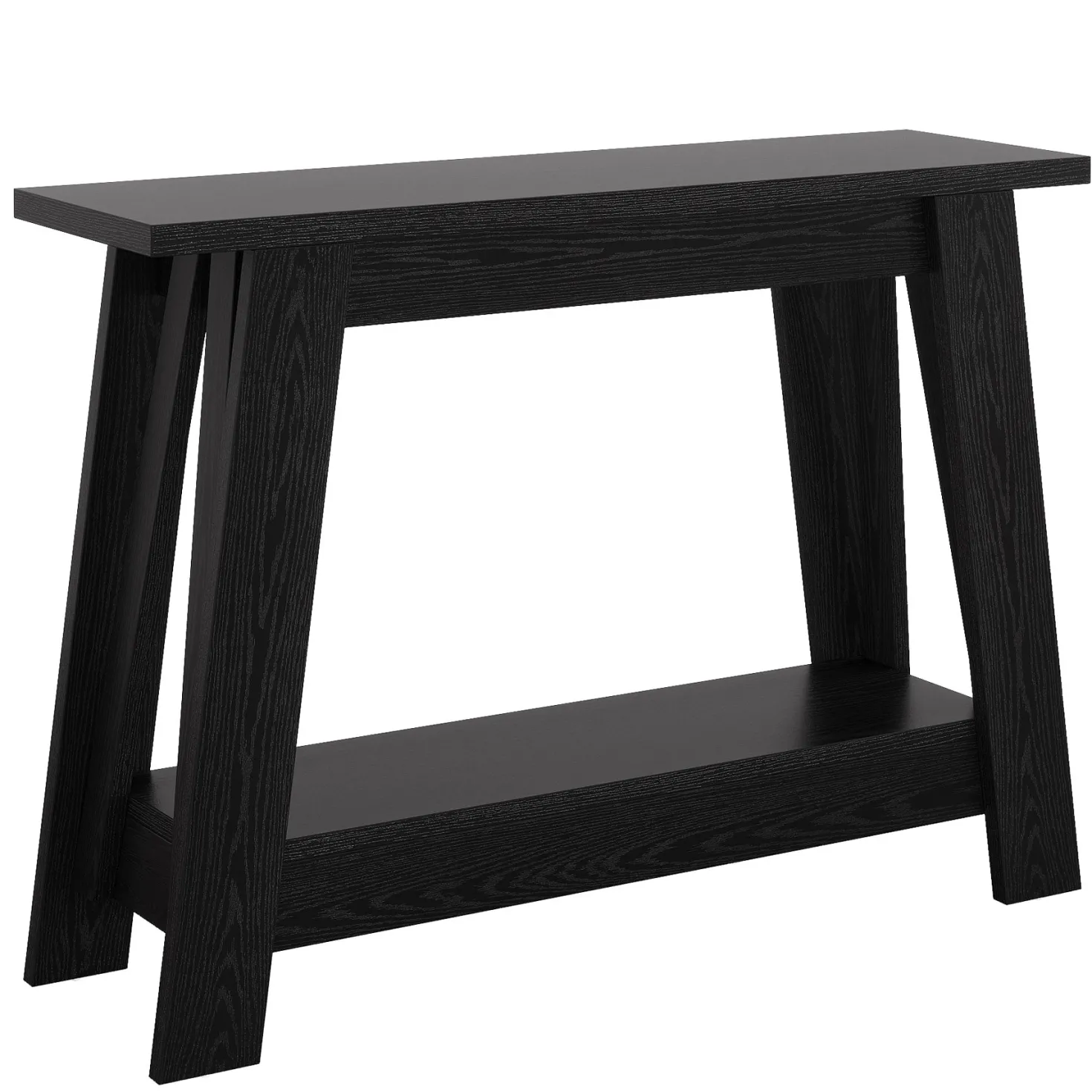 41.3" Console Table, 2-Tier Farmhouse Sofa Entryway Table with Storage