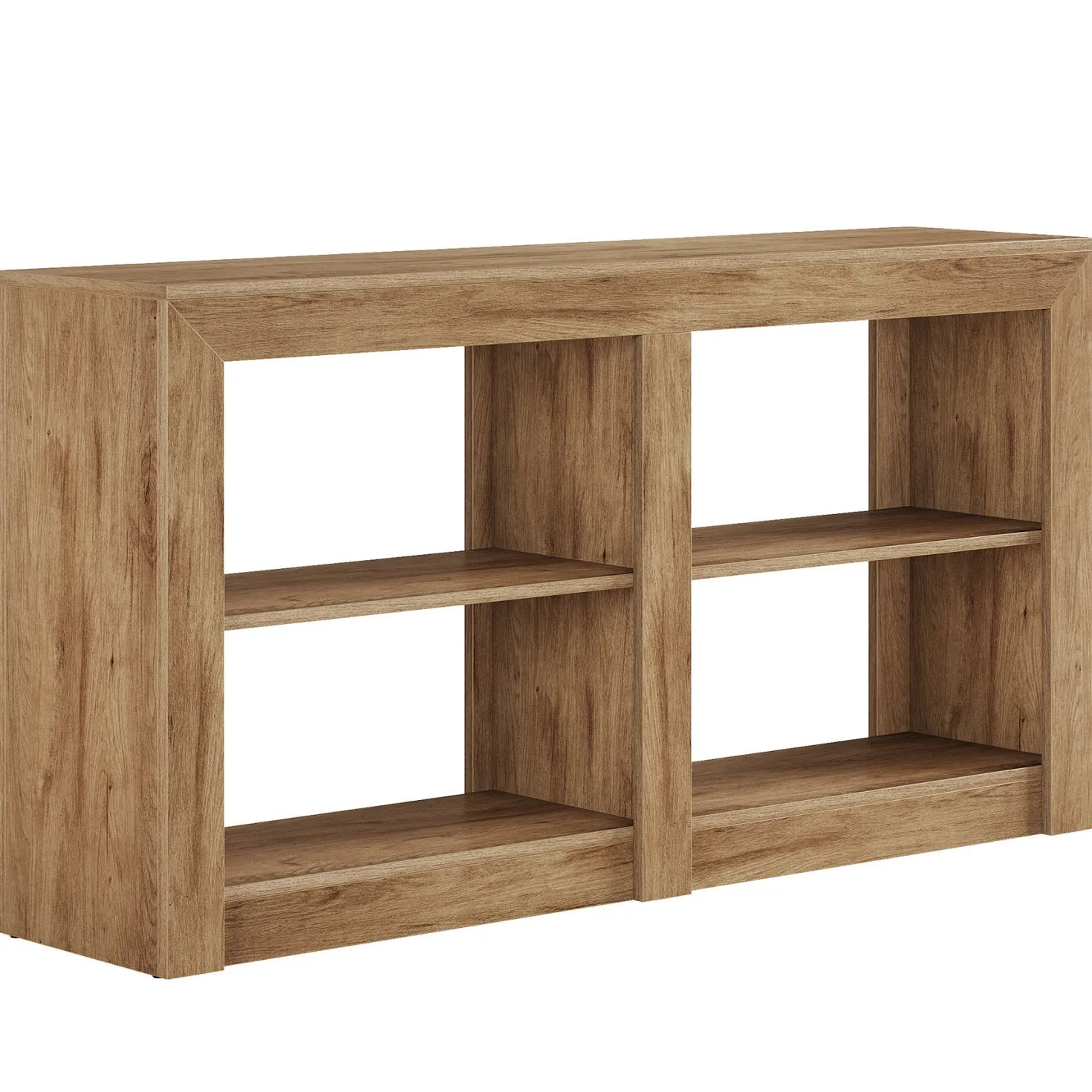 59" Console Table, 3-Tier Sofa Table Entryway Table with Storage