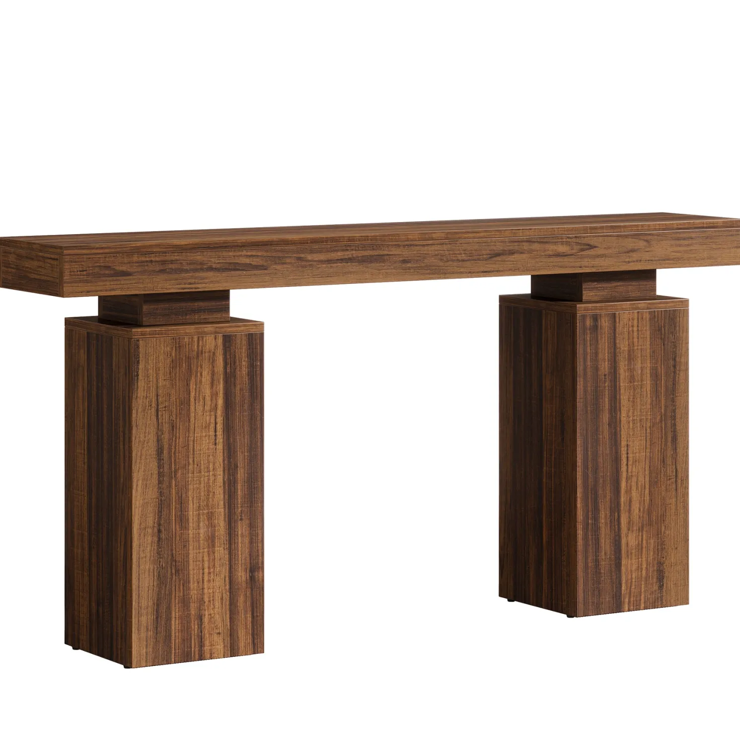 63" Console Table, Wooden Entryway Table Foyer Stand