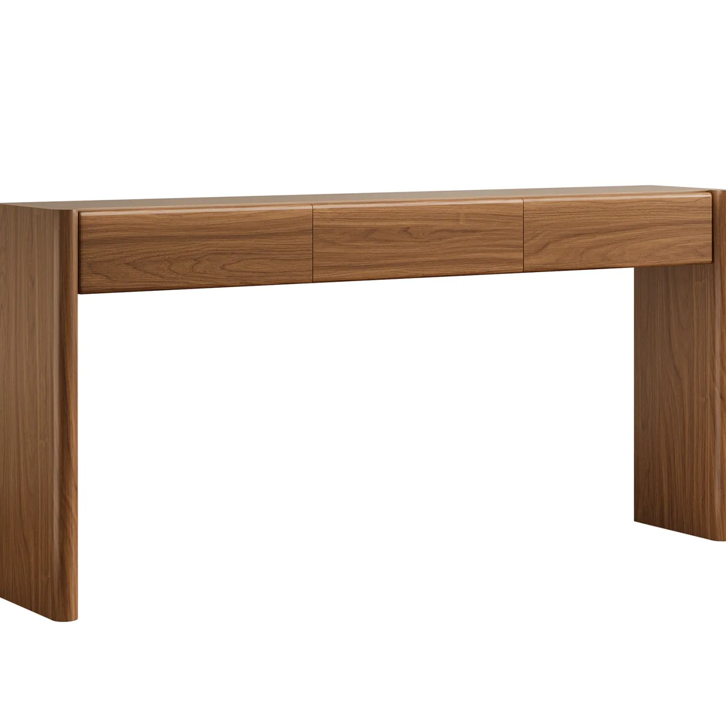 70.9" Console Table, Wooden Sofa Entryway Table with 3 Drawers