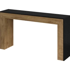 63" Counter Height Bar Table, Modern Industrial High Top Dining Table with Sturdy Base for Kitchen or Home Bar