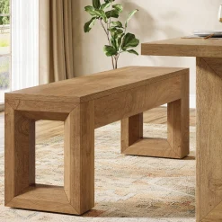 47" Dining Bench, Farmhouse Kitchen Dinner Bench Seat