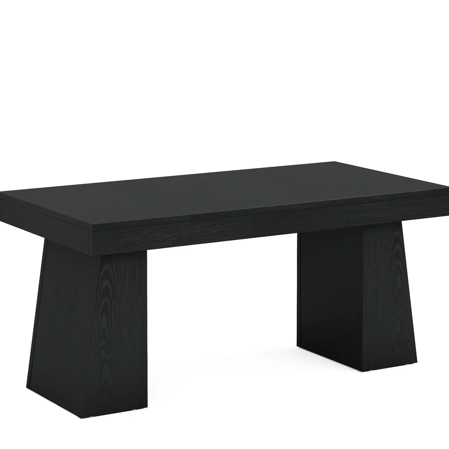 55" Dining Table for 4-6, Rectangular Kitchen Dinner Tables with Sturdy Legs