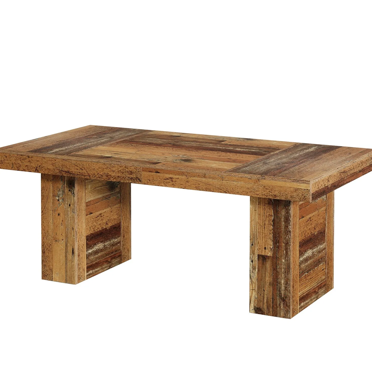63" Dining Table, Rectangle Farmhouse Kitchen Dinner Table for 6 People