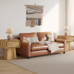 21.6" End Table, Small Side Table with Storage Drawer