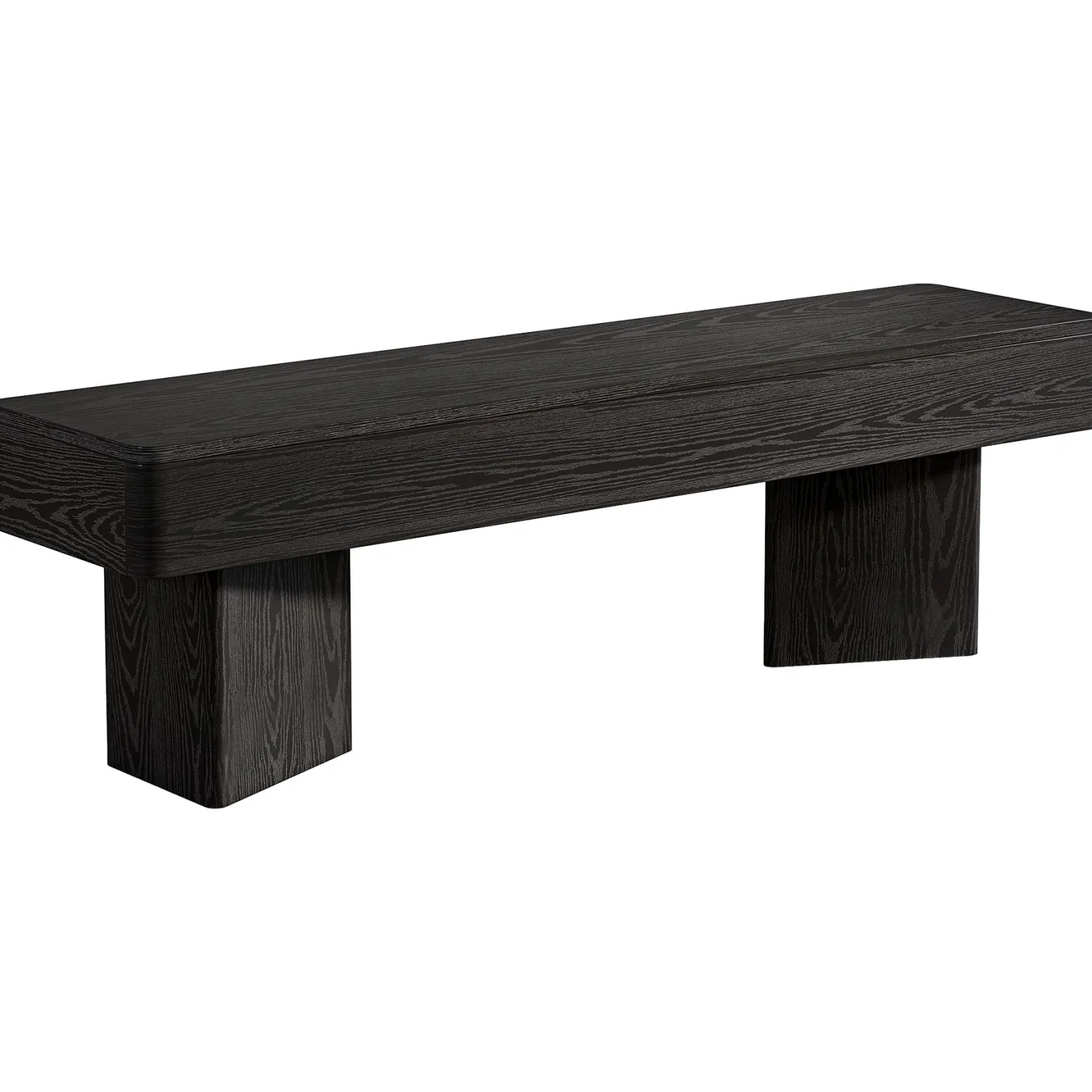 47.24" Entryway Bench, Modern Shoe Bench with Sturdy Bases