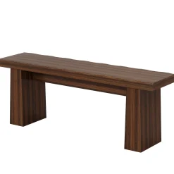 47" Entryway Bench, Wooden Dining Table Bench End of Bed Bench