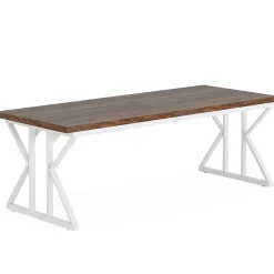 78.7" Executive Desk, Large Computer Desk Two Person Desk for Home Office