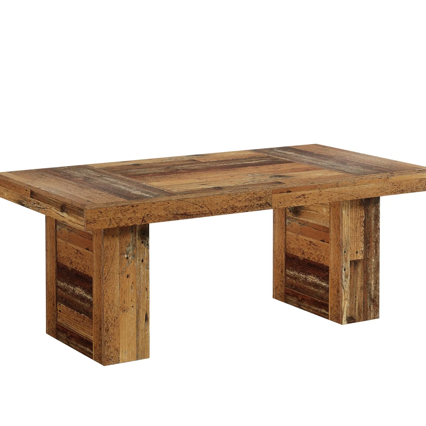 63" Executive Desk, Large Wooden Office Computer Desk with Heavy Duty Legs