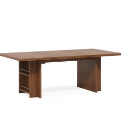 63" Executive Desk, Large Wood Computer Writing Table with Storage