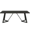 70.87" Executive Desk, Modern Computer Office Desk with Metal Frame
