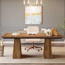 63" Executive Desk, Modern Office Computer Desk Workstations