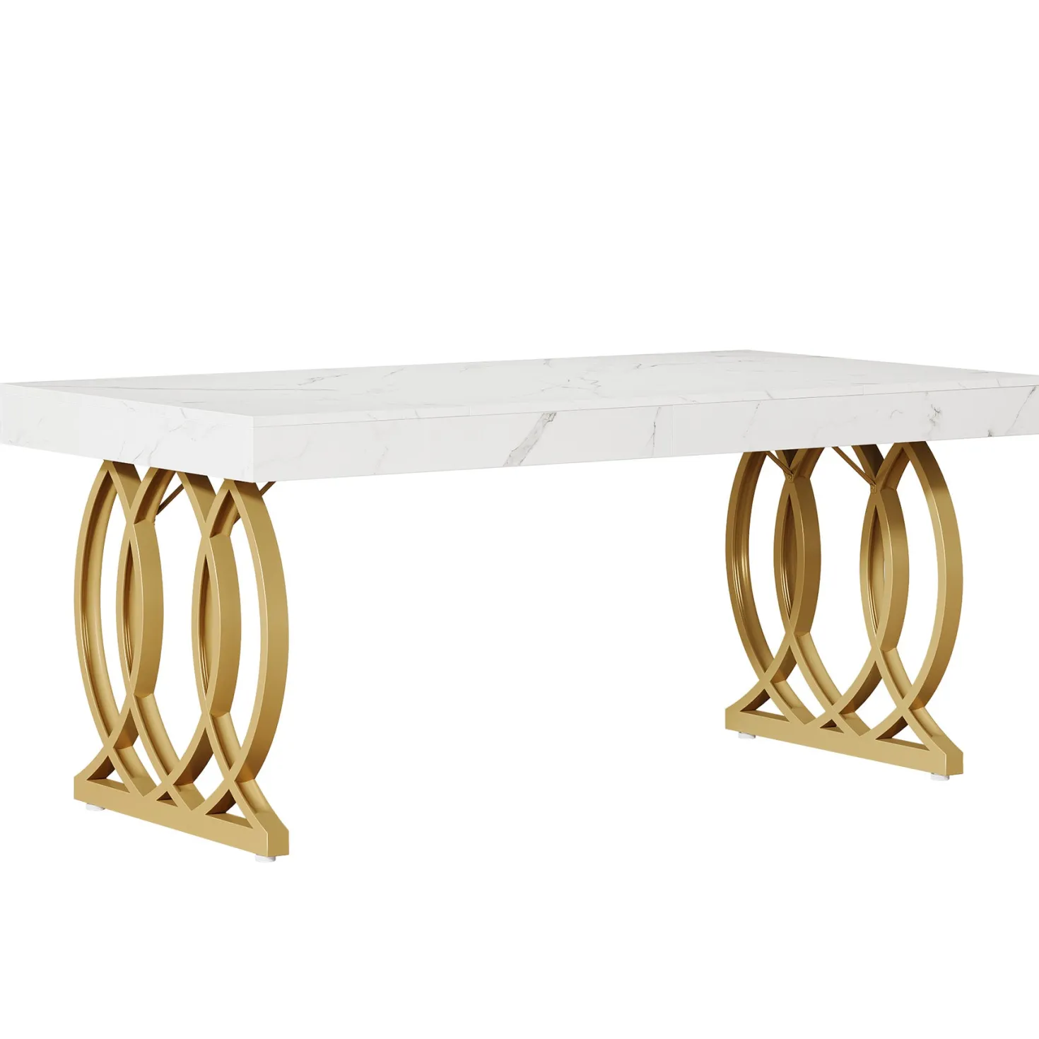 63" Executive Desk, Modern Office Computer Desk with Luxury Design