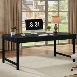 55" Executive Desk, Simple Computer Desk for Home Office