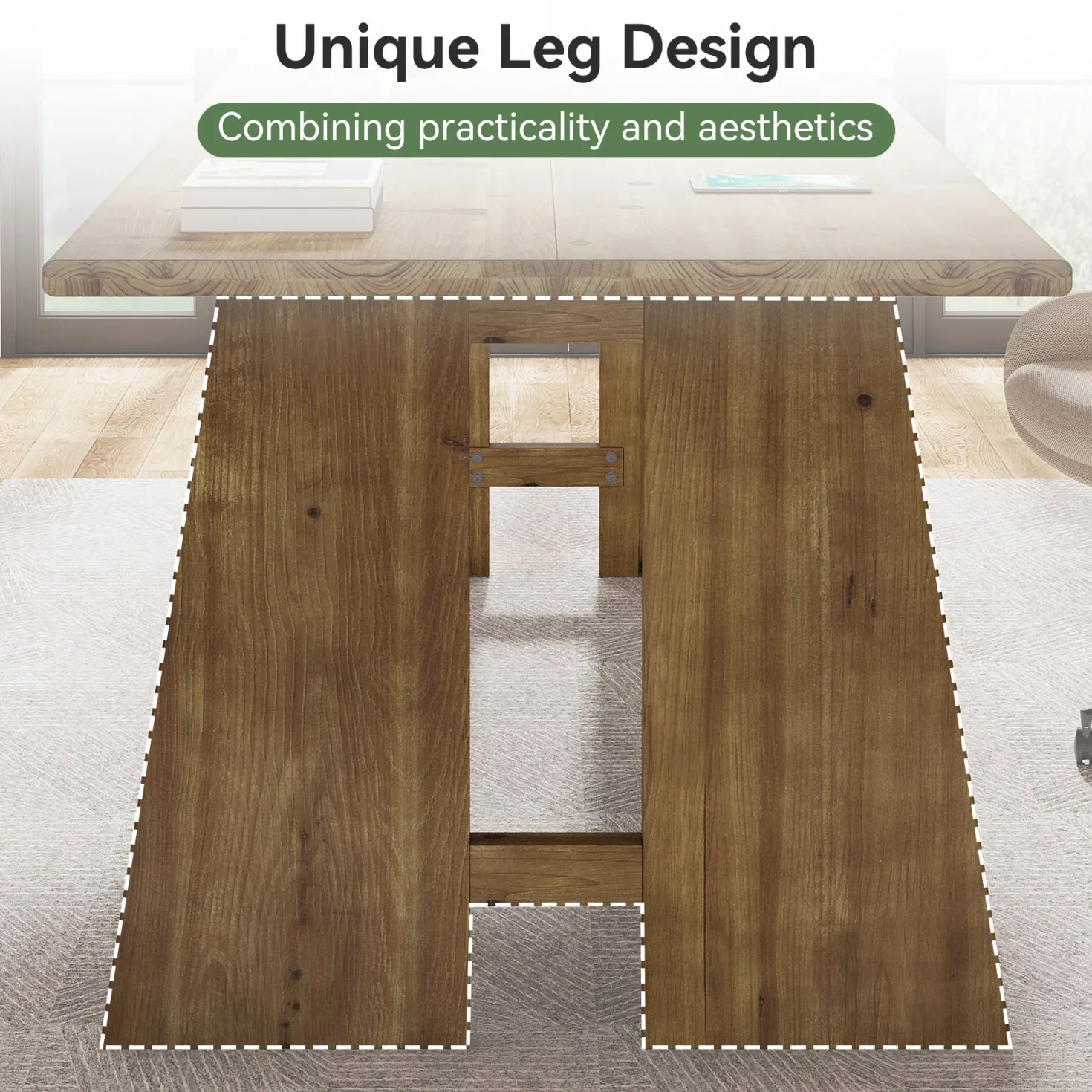 70.9" Executive Desk, Wood Office Computer Desk Conference Table