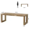 78.7" Executive Double Desks, Large Home Office Computer Writing Table