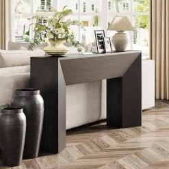 63" Extra Long Console Table for Entryway, Modern Wooden Sofa Table for Living Room