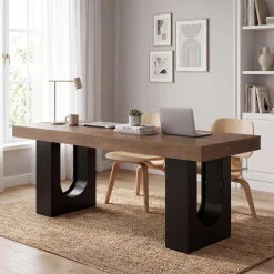78.7" Extra Long Double Computer Desk, Modern Executive Desks for Home Office