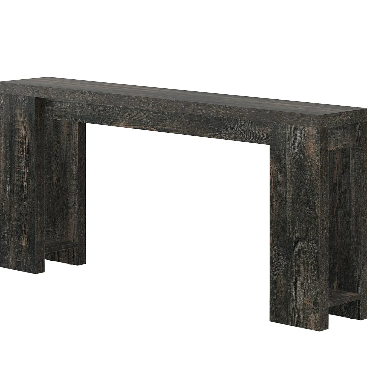 70.9" Extra Long Farmhouse Console Table, Narrow Sofa Table for Entryway