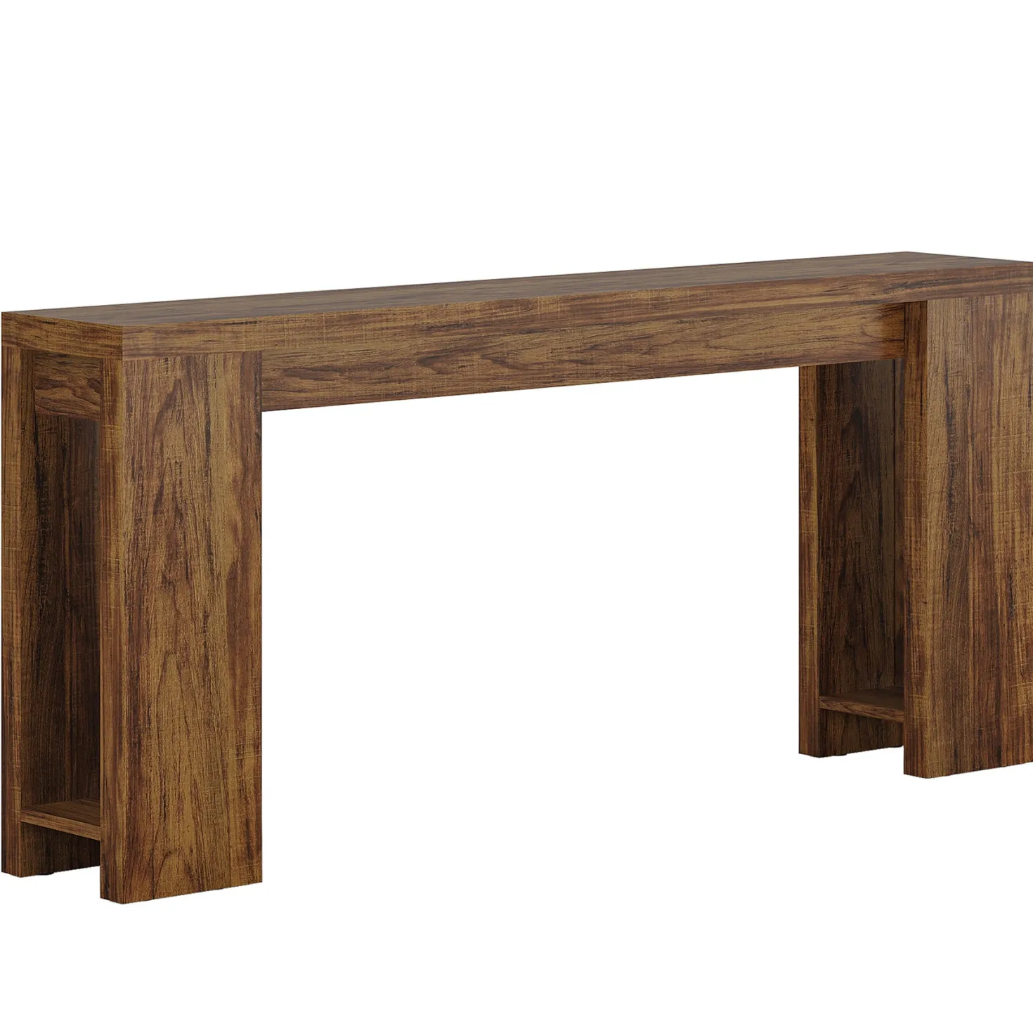 70.9" Extra Long Farmhouse Console Table, Narrow Sofa Table for Entryway