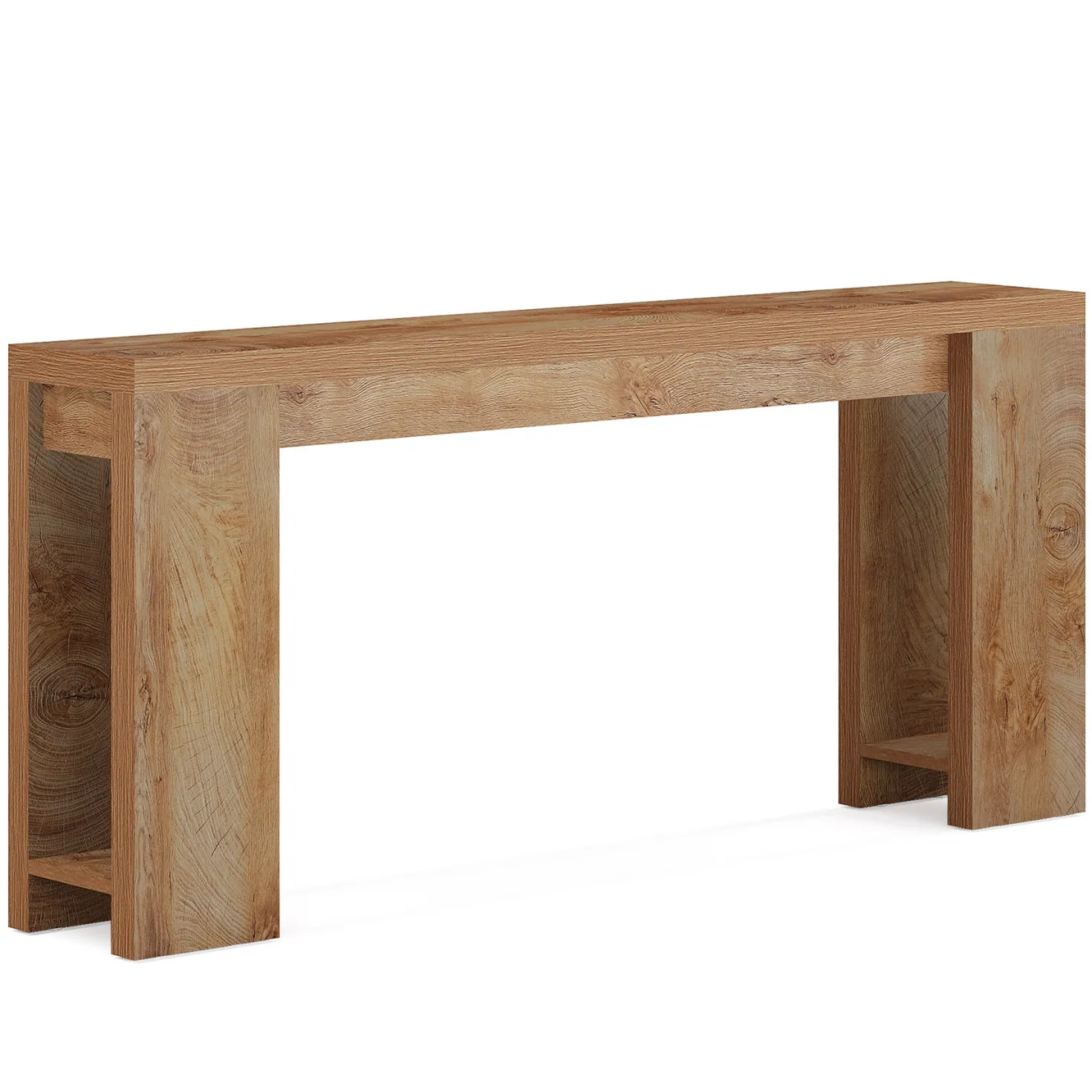 70.9" Extra Long Farmhouse Console Table, Narrow Sofa Table for Entryway