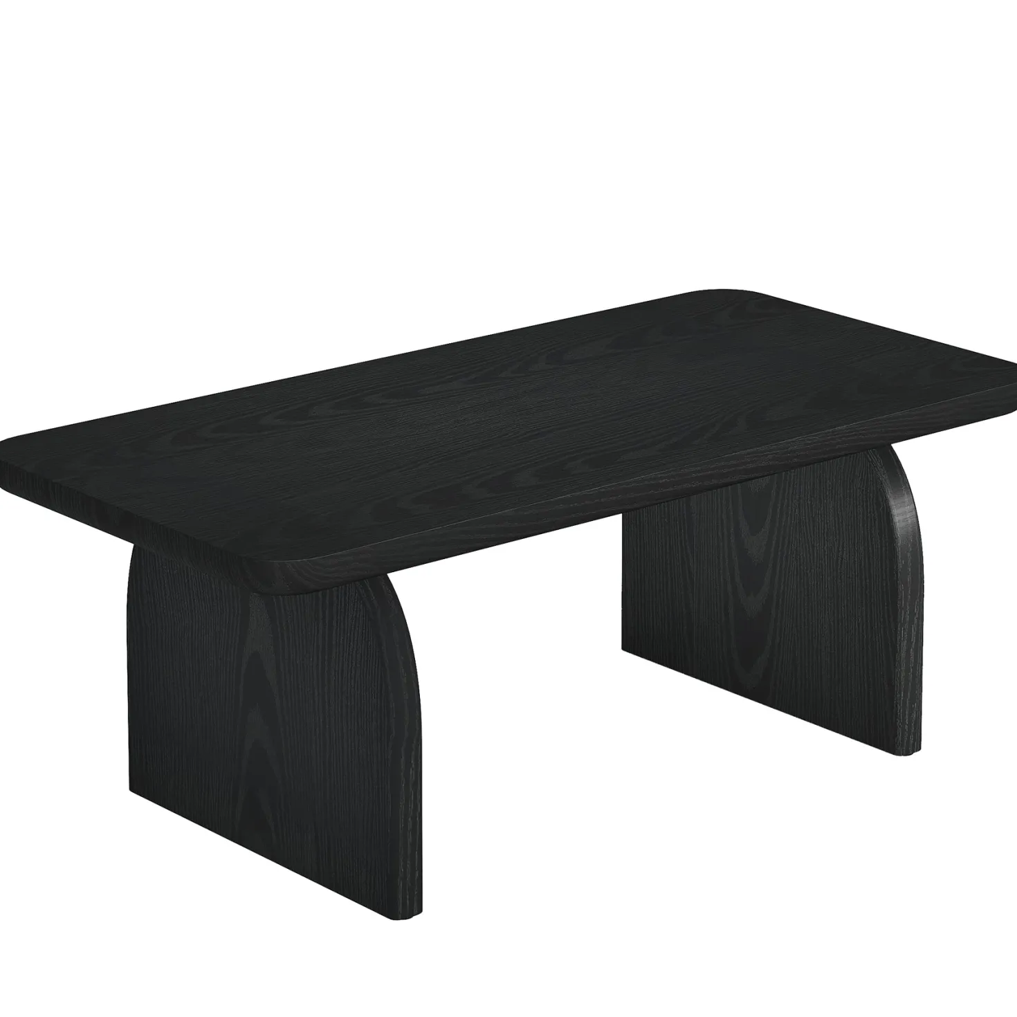 47" Farmhouse Coffee Table, Rectangular Wooden Center Table for Living Room