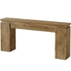 63" Farmhouse Console Table with Open Shelf, Narrow Sofa Table for Entryway, Hallway, or Behind Couch